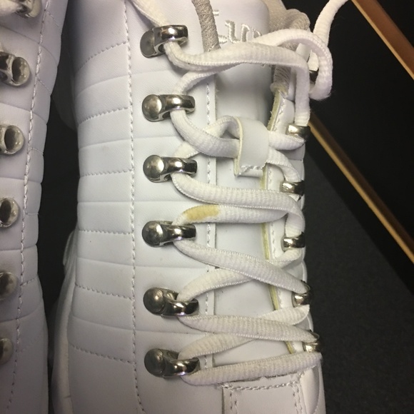 2/$50 💥 EUC (10) Lugz Fortitude White Silver Men's Sneakers (203) - Picture 4 of 8